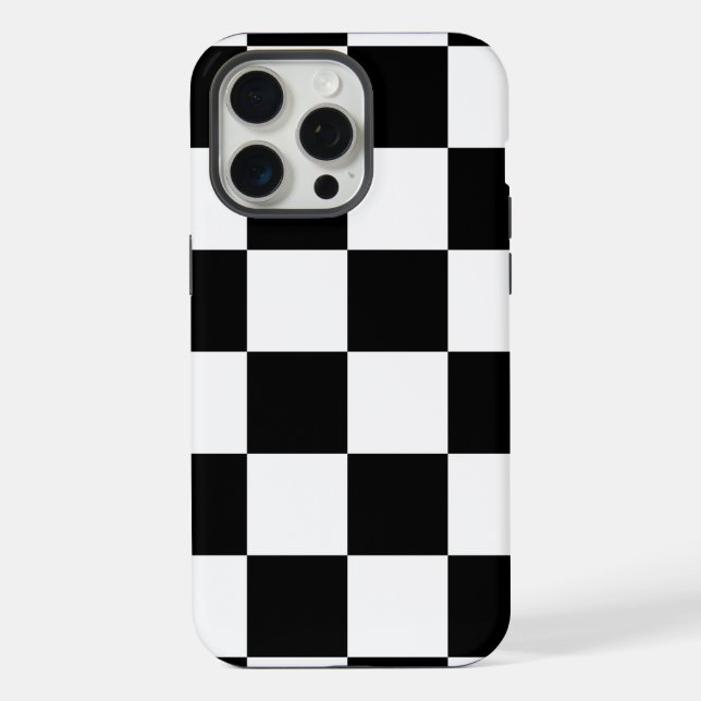 Coque iPhone échiquier (Verso)