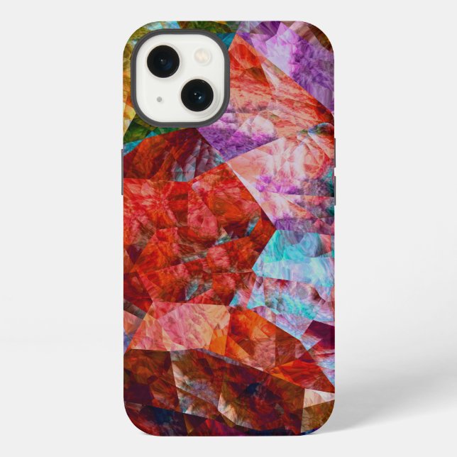 Coque iPhone Éclaboussure de Couleur (Verso)