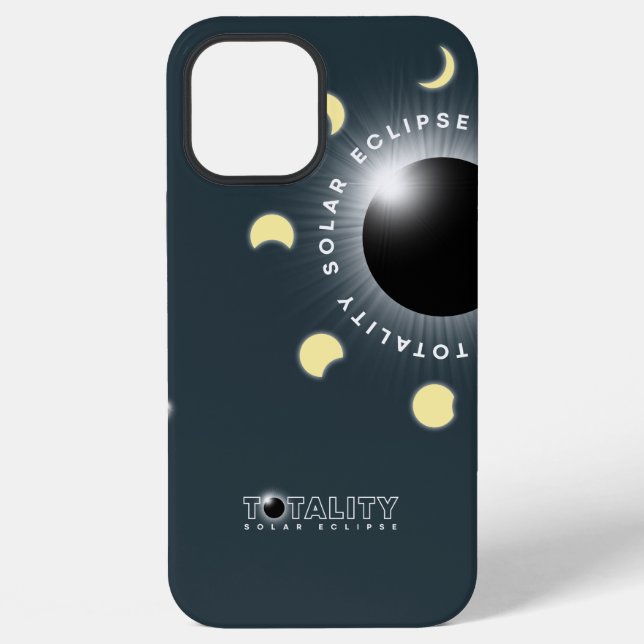 Coque iPhone Éclipse de totalité | (Verso)