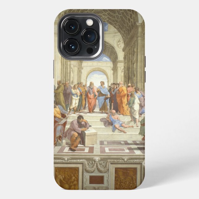 Coque iPhone École d'Athènes (Verso)