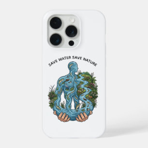 Coque iPhone 15 Pro Économiser l'Eau Sauvegarder la Nature Éco-Respons