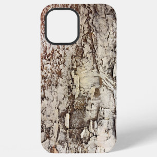 Coque iPhone 12 Pro Max Écorce d'arbre de bouleau rustique