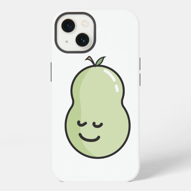 Coque iPhone Écouter avec le sourire (Verso)