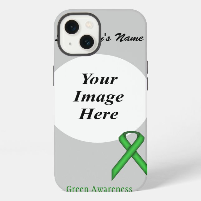 Coque iPhone Écran de carbone vert Tmpl par Kenneth Yoncich (Verso)