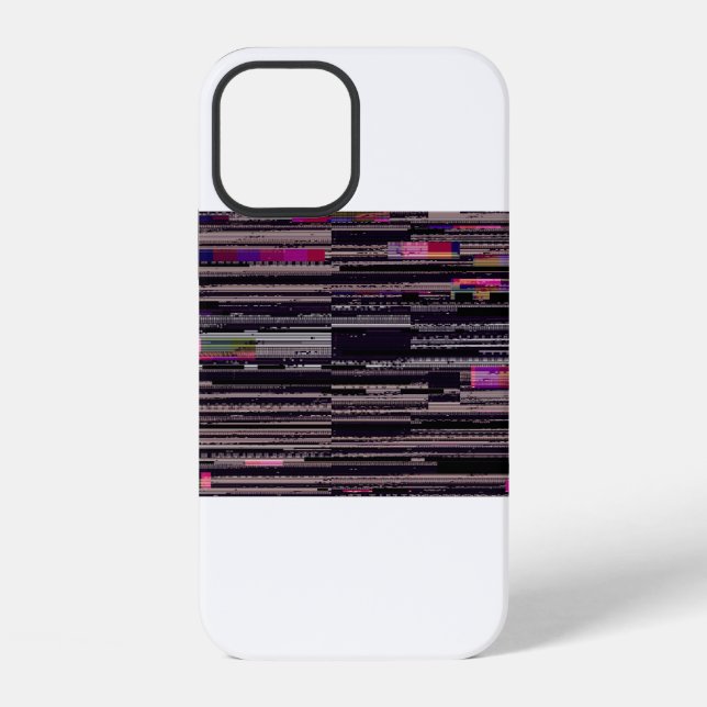 Coque iPhone Écran de télévision défectueux avec des pixels cas (Verso)