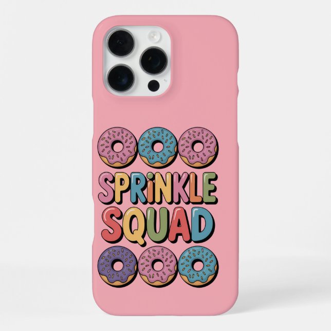Coque iPhone Écrasage | Saupoudrer bébé (Verso)