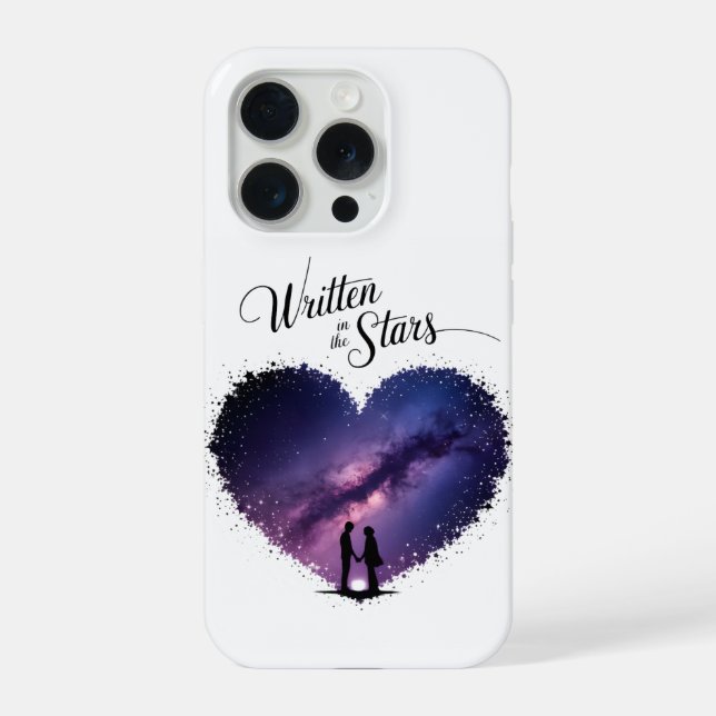 Coque iPhone Écrit dans les Étoiles (Verso)