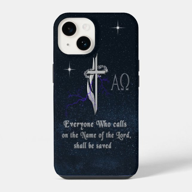 Coque iPhone Écriture chrétienne (Verso)