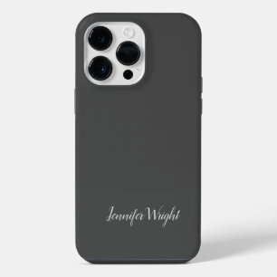 Coque Pour Pour iPhone 14 Pro Max Écriture manuscrite minimaliste professionnelle gr