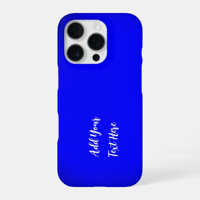 Coque iPhone Écriture manuscrite professionnelle ajout de texte (Verso)