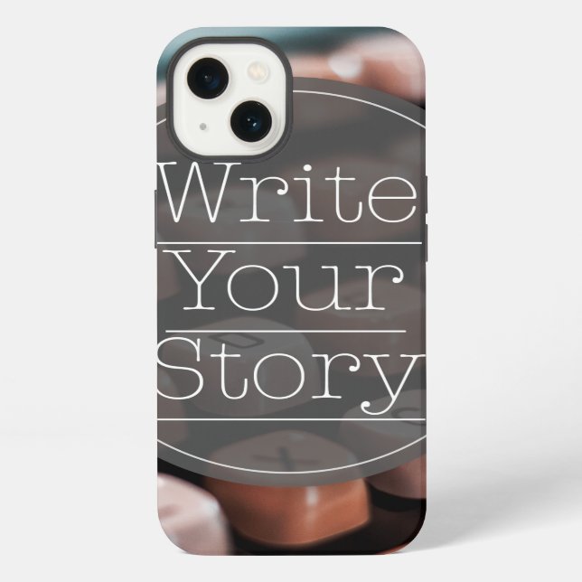 Coque iPhone Écrivez votre histoire (Verso)
