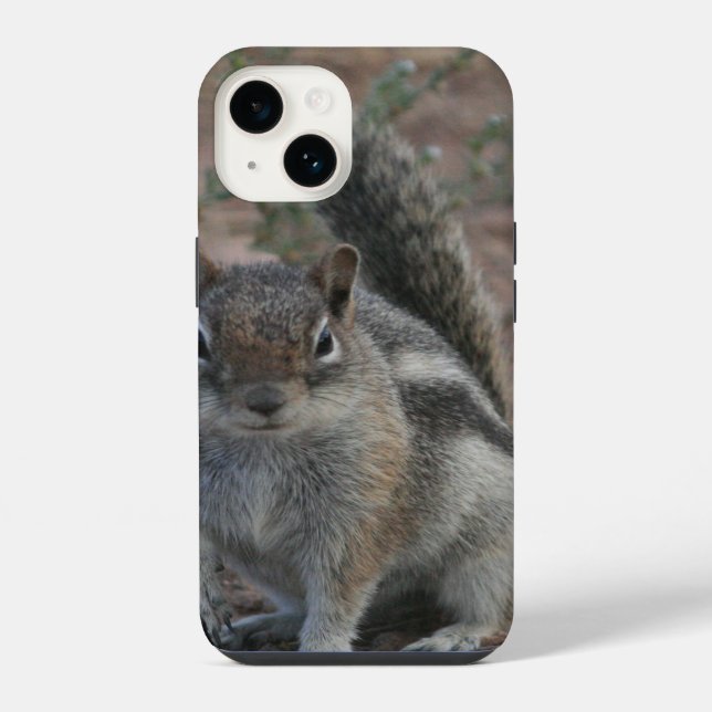 Coque iPhone Écureuil dur (Verso)