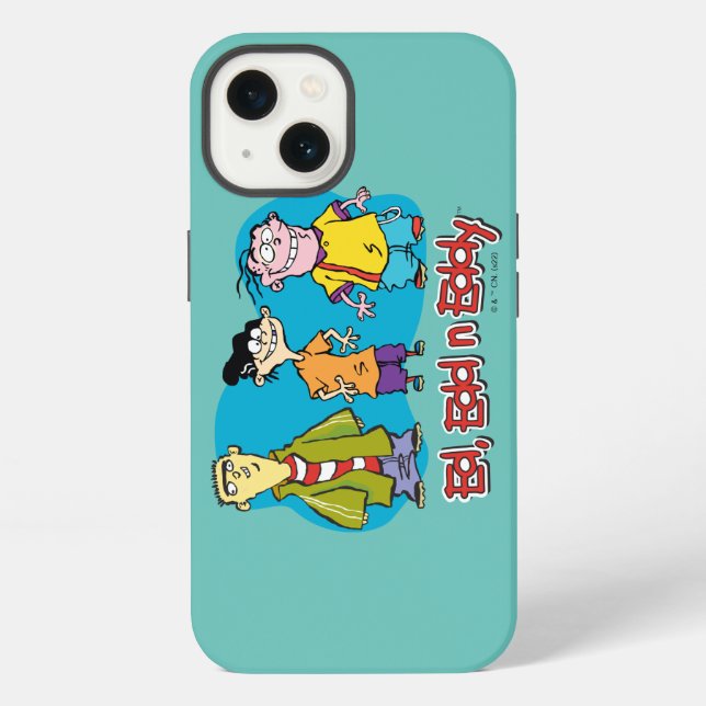 Coque iPhone Ed, Edd, et Eddy souriant (Verso)