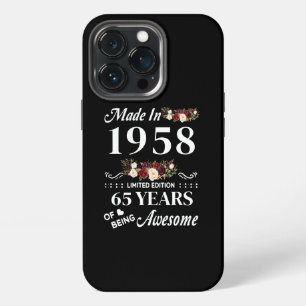 Etui iPhone 13 Pro Édition Limitée Fabriquée En 1958 65 Ans D'être