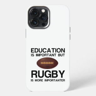 ETUI iPhone 13 PRO MAX ÉDUCATION IMPORTANTE RUGBY PLUS IMPORTANT