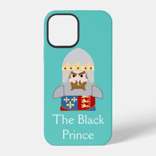 Coque iPhone Edward le Prince Noir (Verso)