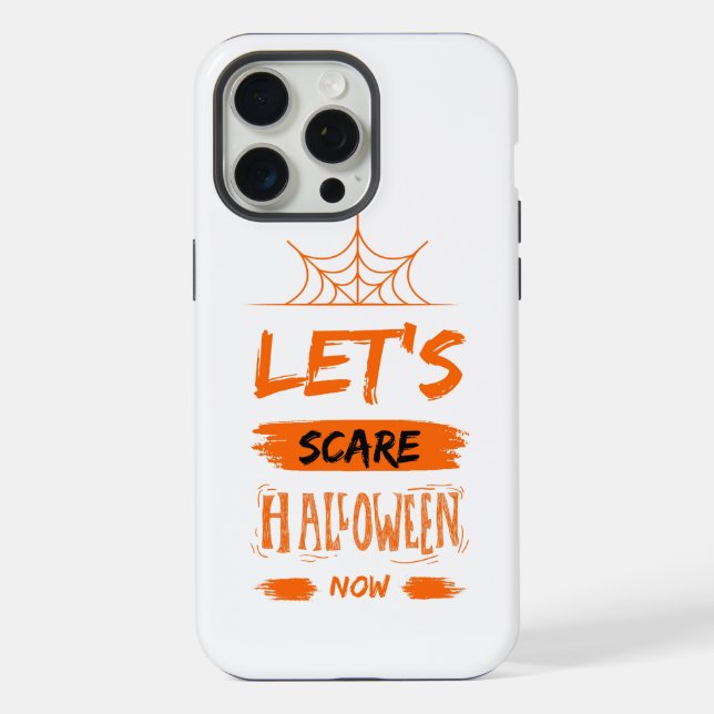 Coque iPhone effrayons Halloween maintenant (Verso)