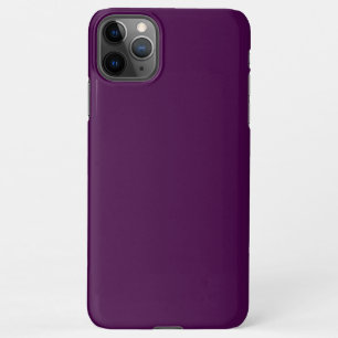 Coque iPhone 11Pro Max Eggplant couleur violet solide