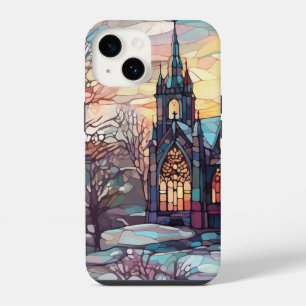 Coque Pour iPhone 14 Eglise en verre tendu iPhone 14 à peine Il y a Coq