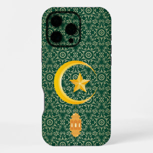 Coque iPhone 16 Pro Max Eid al Fitr Moubarak Ramadan Kareem Moon Star