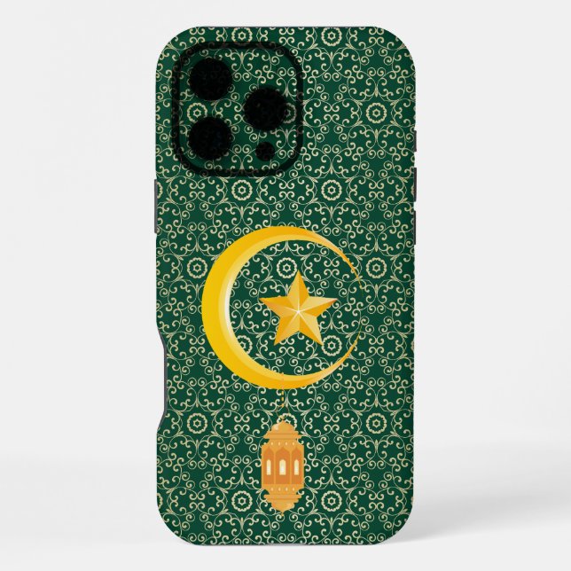 Coque iPhone Eid al Fitr Moubarak Ramadan Kareem Moon Star (Verso)