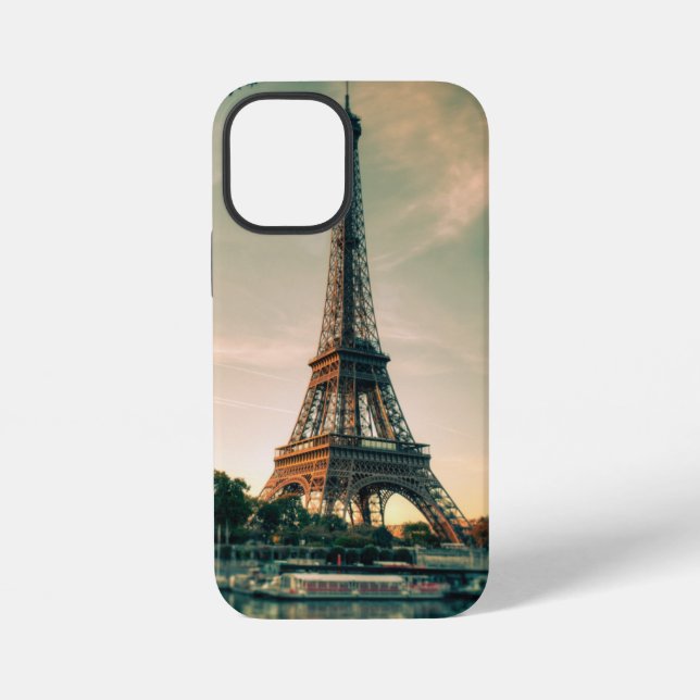 Coque iPhone Eiffel tour lancer oreiller (Verso)