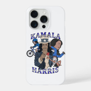 Coque iPhone 15 Pro Élection dans le style rap bootleg de Kamala Harri