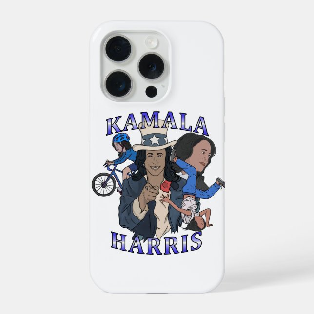 Coque iPhone Élection dans le style rap bootleg de Kamala Harri (Verso)