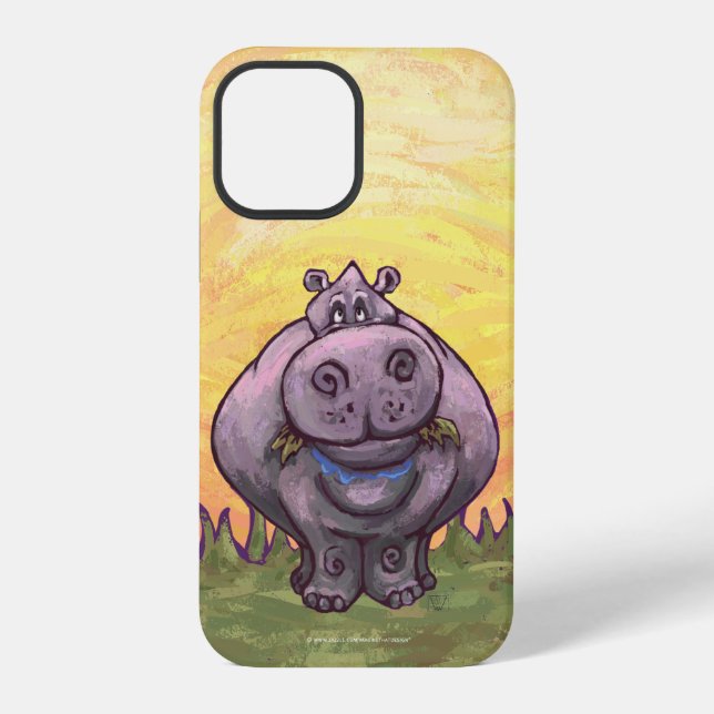 Coque iPhone Électronique Hippopotame (Verso)