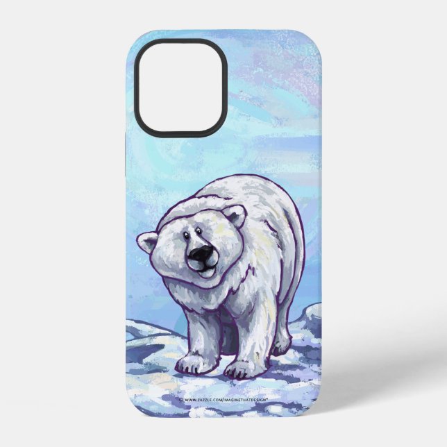 Coque iPhone Électronique Ours Polaire (Verso)