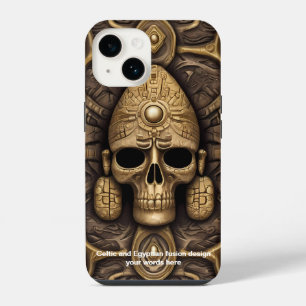 Coque Pour iPhone 14 Élégance Antique : Fusion Celtique & Égyptienne