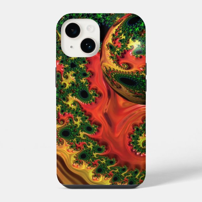 Coque iPhone Élégance Ardente - Une Étude de Complexité  (Verso)