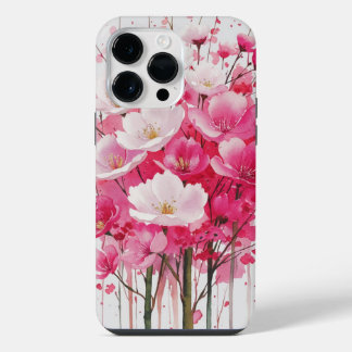 Coque Pour Pour iPhone 14 Pro Max Elégance en fleurs de cerise - Aquarelle Design Fl