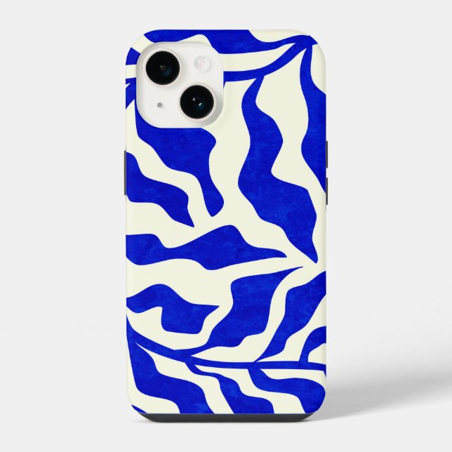 Coque iPhone Élégance Indigo (Verso)