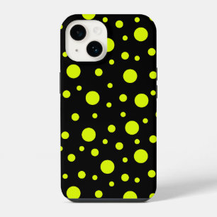 Coque Pour iPhone 14 élégance noir et jaune