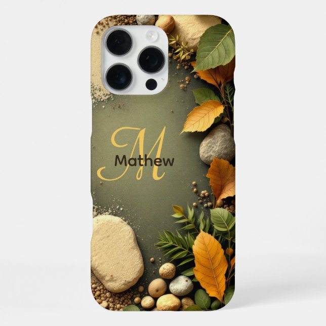 Coque iPhone Élégance rustique (Verso)