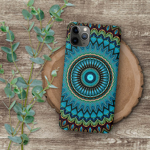 Coque iPhone 11Pro Max Elégant Art Moderne Abstrait de Bohême Mandala