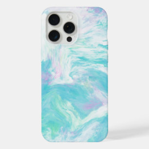 Coque iPhone 15 Pro Max Élégant cuivre Marbre or Rose fille