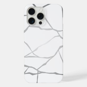 Coque iPhone 15 Pro Max Élégant cuivre Marbre or Rose fille