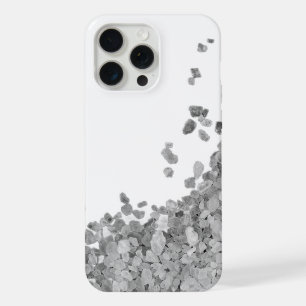 Coque iPhone 15 Pro Max Élégant cuivre   Pierre d'or Rose