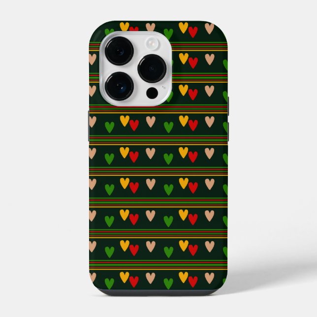 Coque iPhone Élégant des Fêtes de Noël  (Verso)