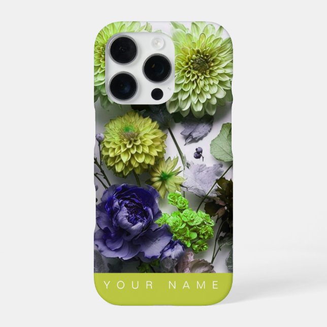 Coque iPhone Élégant Essence Jaune (Verso)