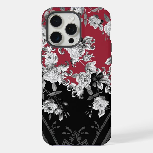 Coque iPhone Élégant floral  (Verso)