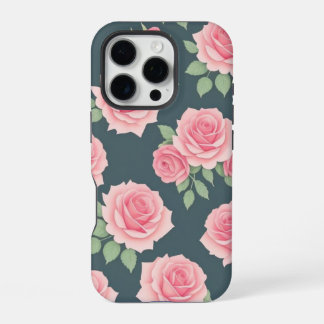 Coque iPhone 16 Pro Elegant Floral Design iPhone Case