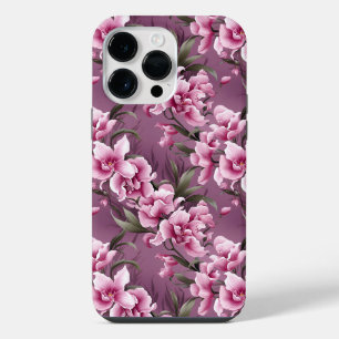 Coque Pour Pour iPhone 14 Pro Max Élégant floral d'orchidée rose