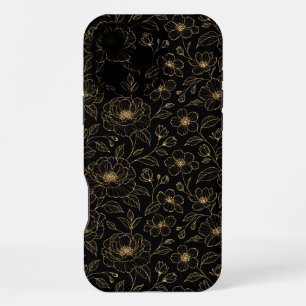 Coque iPhone 16 Pro Max Élégant floral sans couture de luxe