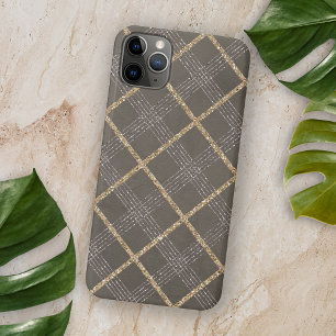 Coque iPhone 11Pro Max Élégant Jacquard élégant Tartan Plaid Motif