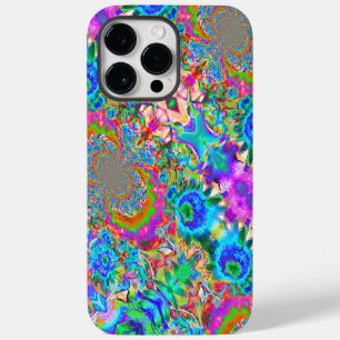 Coque Pour Pour iPhone 14 Pro Max Élégant motif abstrait fleuri coloré