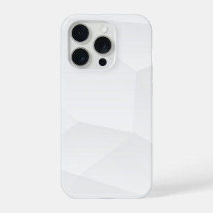 Coque iPhone 15 Pro élégant motif blanc