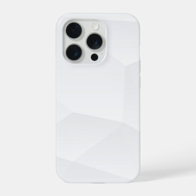 Coque iPhone élégant motif blanc (Verso)